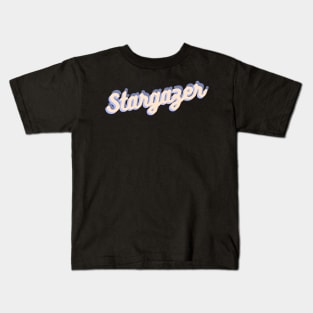 Stargazer retro Design Kids T-Shirt